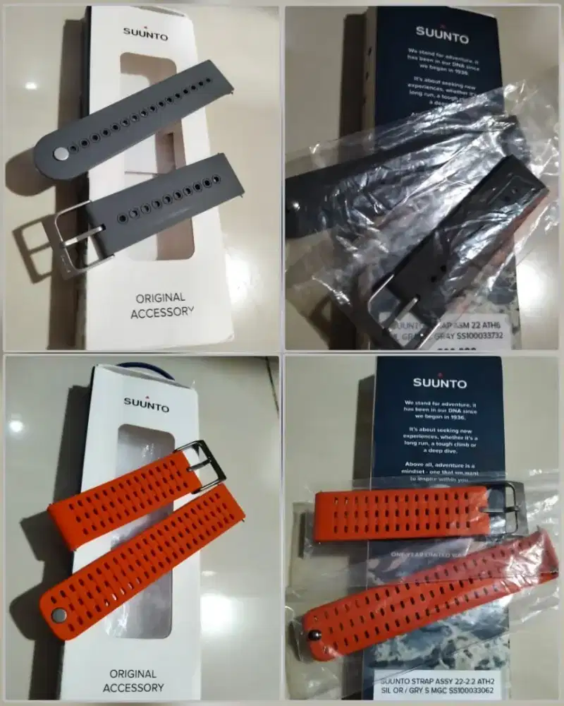 2 Suunto Strap Original, 22mm, New fromSuuntoStoreJkrt