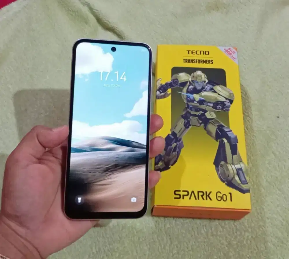Trchno Spark Go 1 ram 4+4/64 Fullset Mulus Nomines