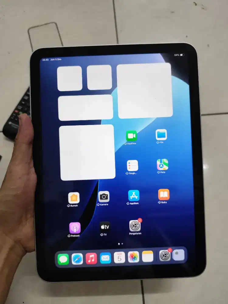 ipad 10 64gb ibox batangan like new mulus wifi only