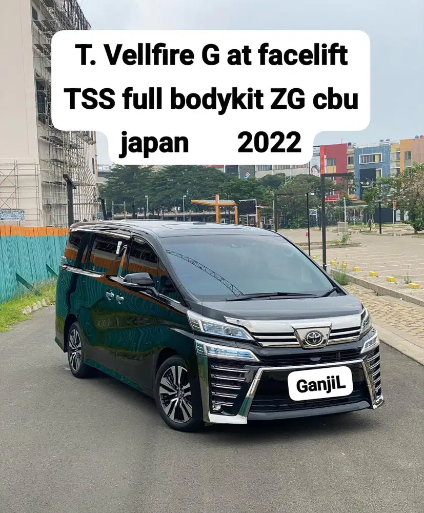 Toyota Vellfire G at Facelift tas full bodykit ZG 2022 hitam