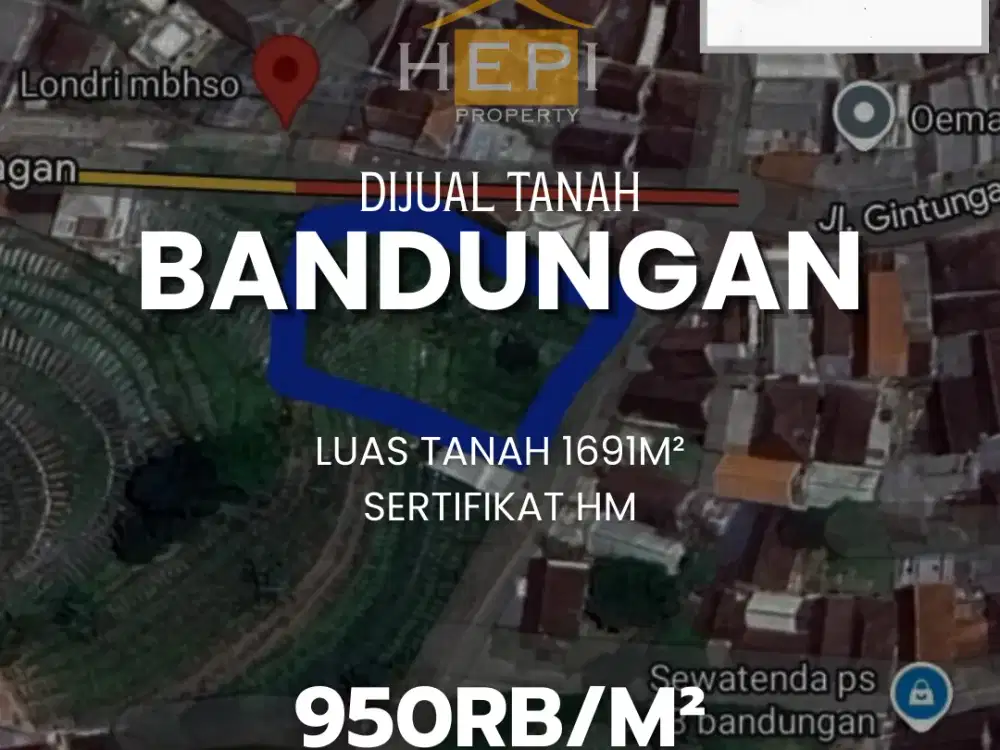Dijual Tanah di Bandungan Semarang 350 meter dekat Susan SPA