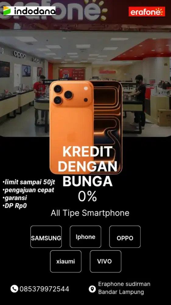 Kredit Hp bunga cicilan 0%