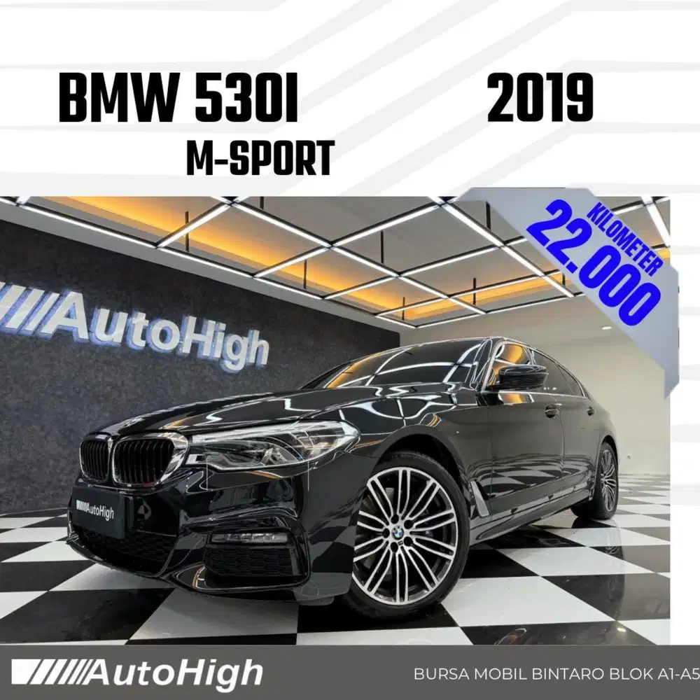 DP10% [Km22.000] 530i M-Sport 2019 Black Reg 2020 #AUTOHIGH