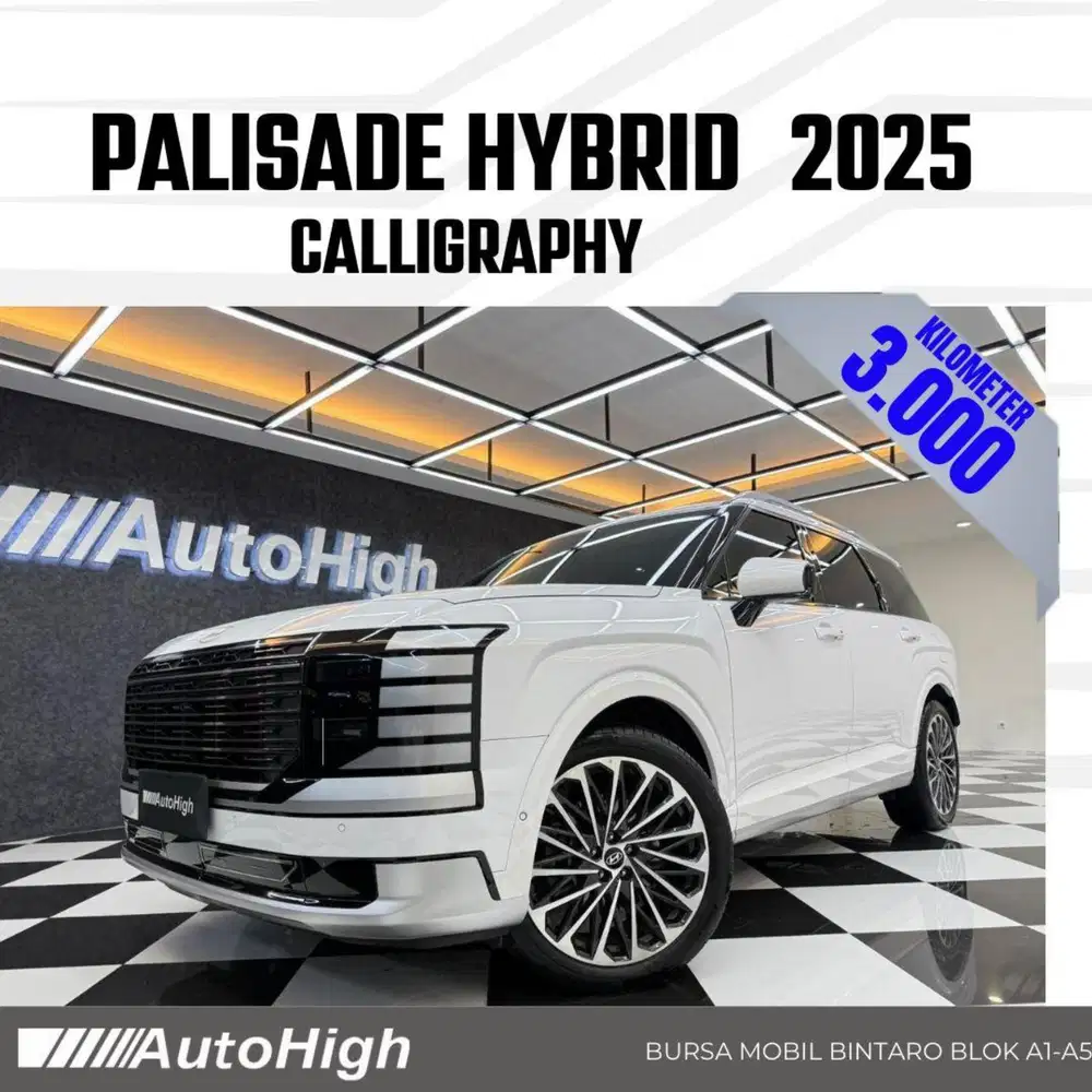 DP10% [Km3.000] Palisade HEV Hybrid Calligraphy 2025 White #AUTOHIGH