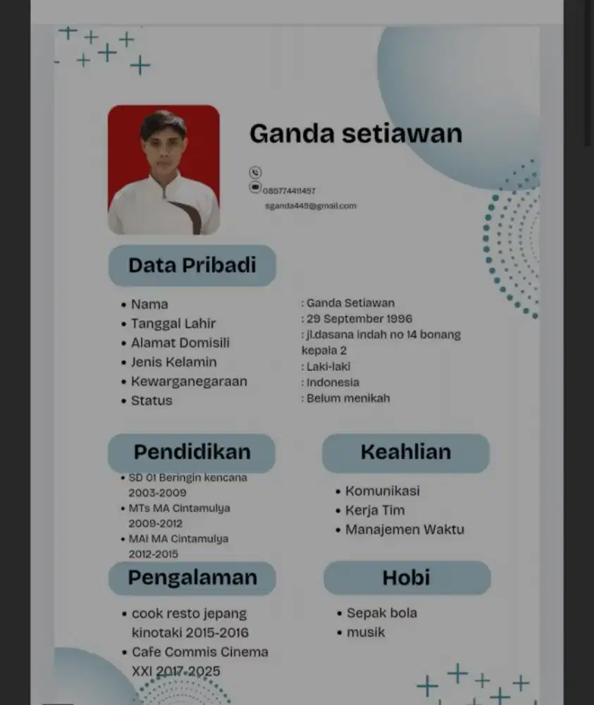 Info loker bsd dan sekitarnya