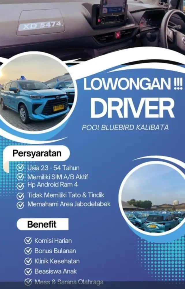 Lowongan driver bluebird group