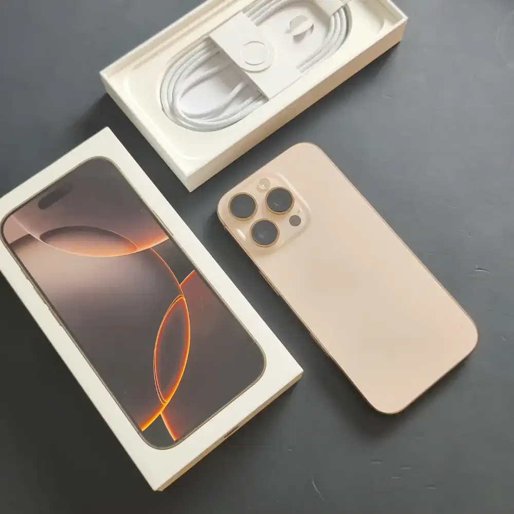 IPHONE 16 PRO 512GB DESERT TITANIUM EX GARANSI INTER