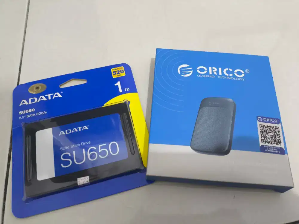 SSD Adata SU650 + Enclosure Orico Original