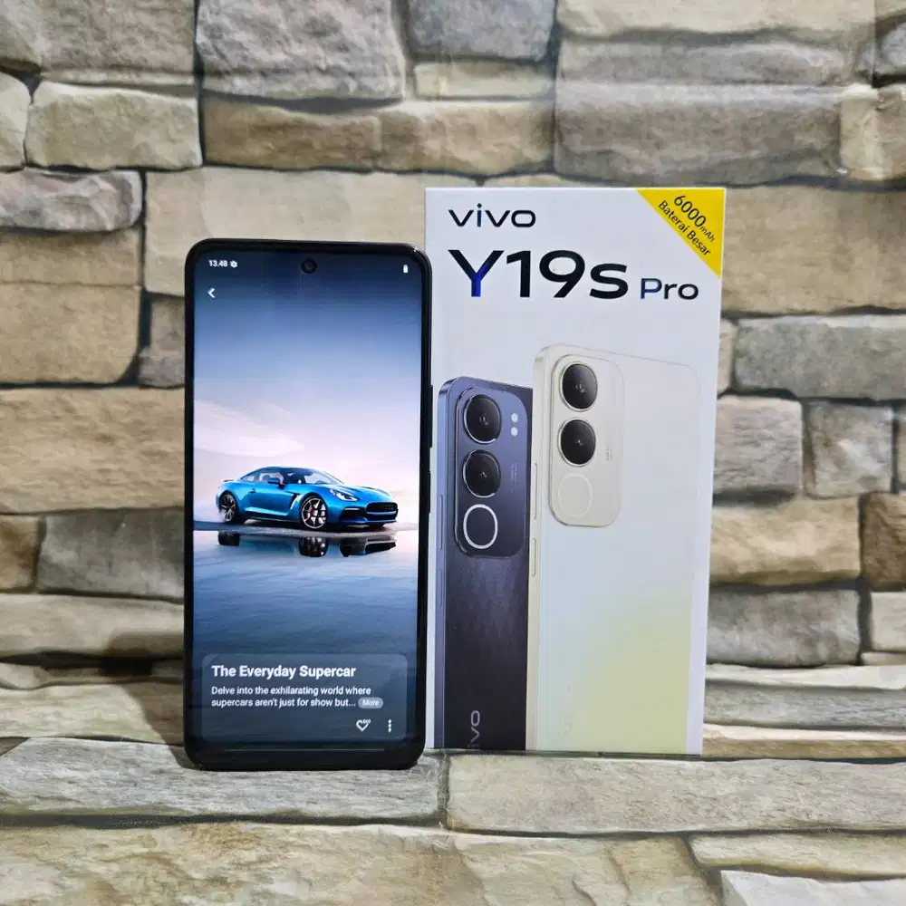 Vivo Y19s Pro 6/128 4G Fulset segel mulus 98% Garansi panjang