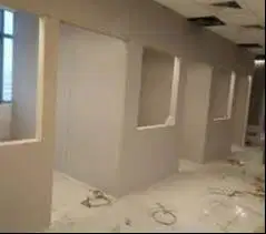 GYPSUM Pasang Kusen Alumunium + Pintu Jendela + Plafon Partisi Gypsum