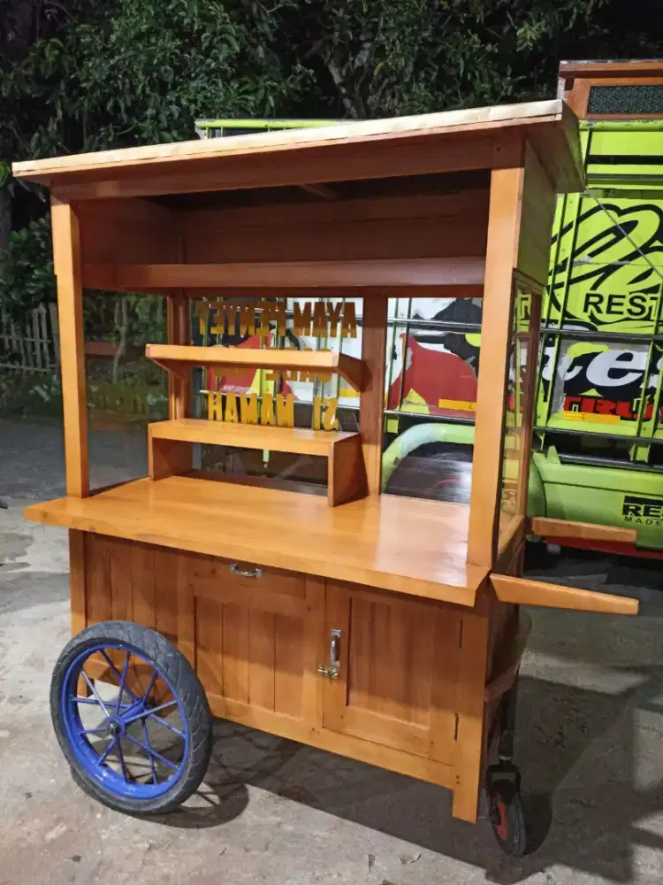 Gerobak Angkringan jg Melayani Pesanan Grobak Bakso Mie Bubur Sate dlL