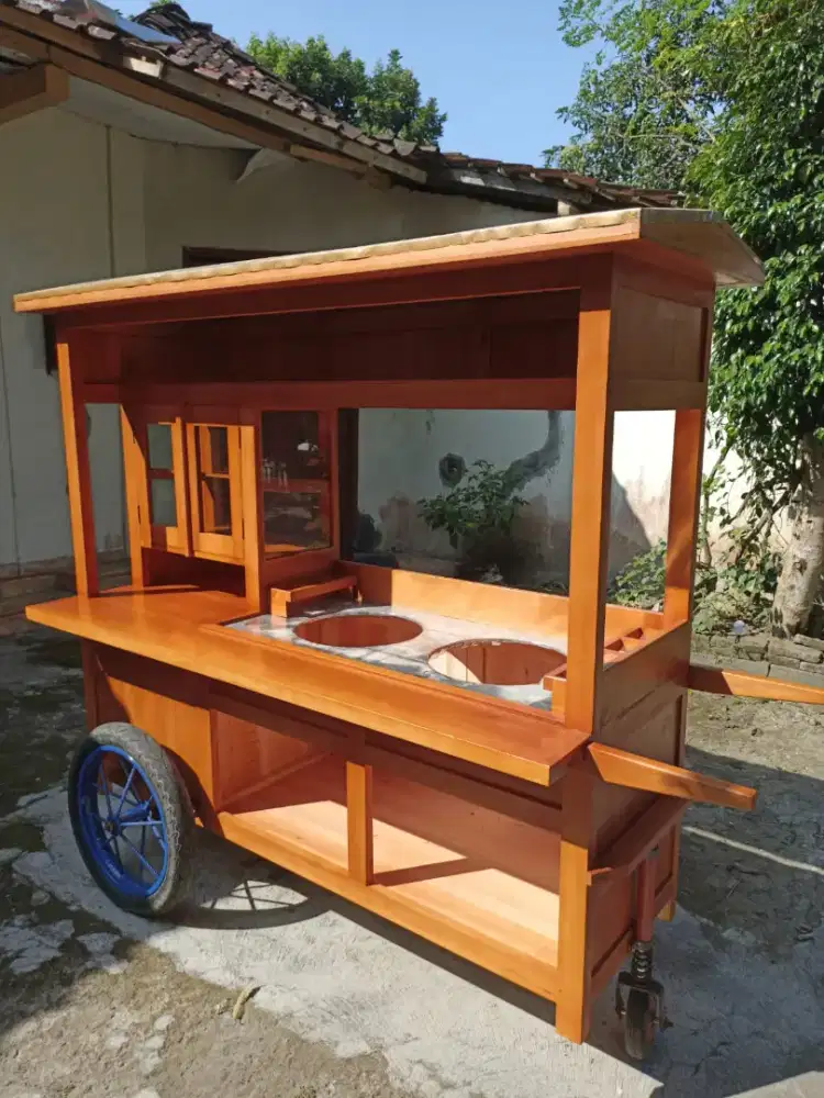 Gerobak Angkringan jg Melayani Pesanan Grobak Bakso Mie Bubur Sate dlL