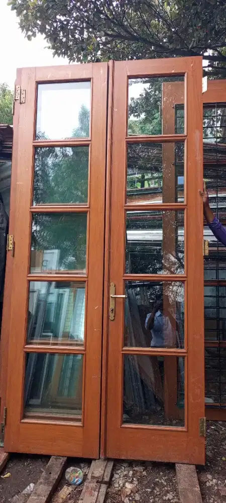 Pintu kupu /double kamper Samarinda 135x265