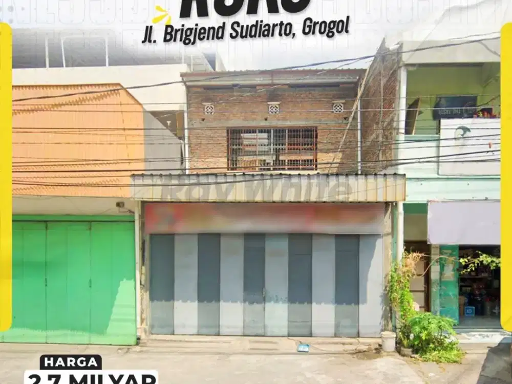 Dijual Ruko Strategis di Jl Brigjend Sudiarto Grogol