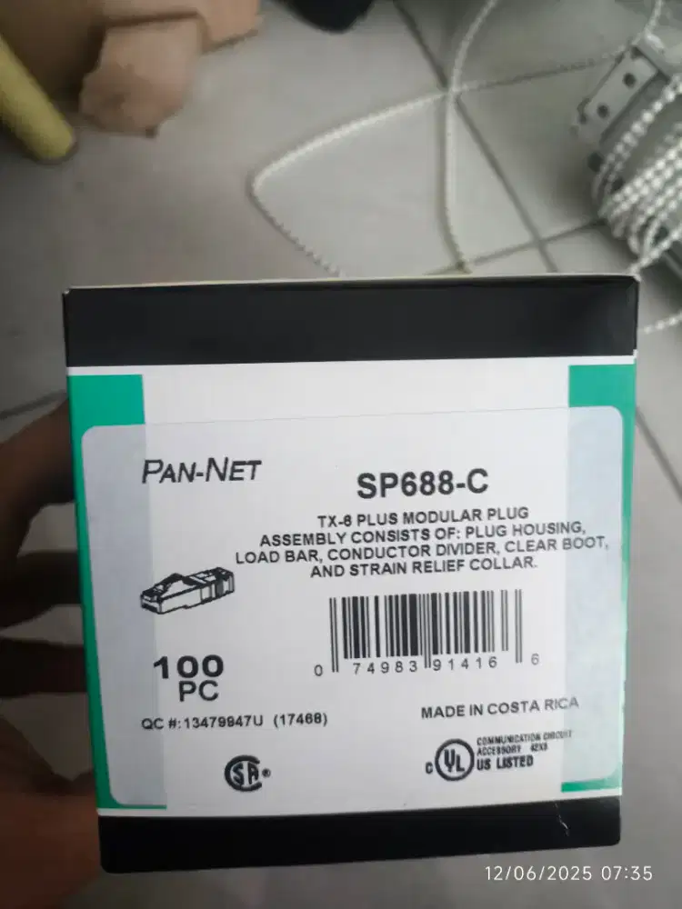 Panduit SP688c Connector cat6 Cat 6 RJ45 SP688-C Modular Plug Konektor