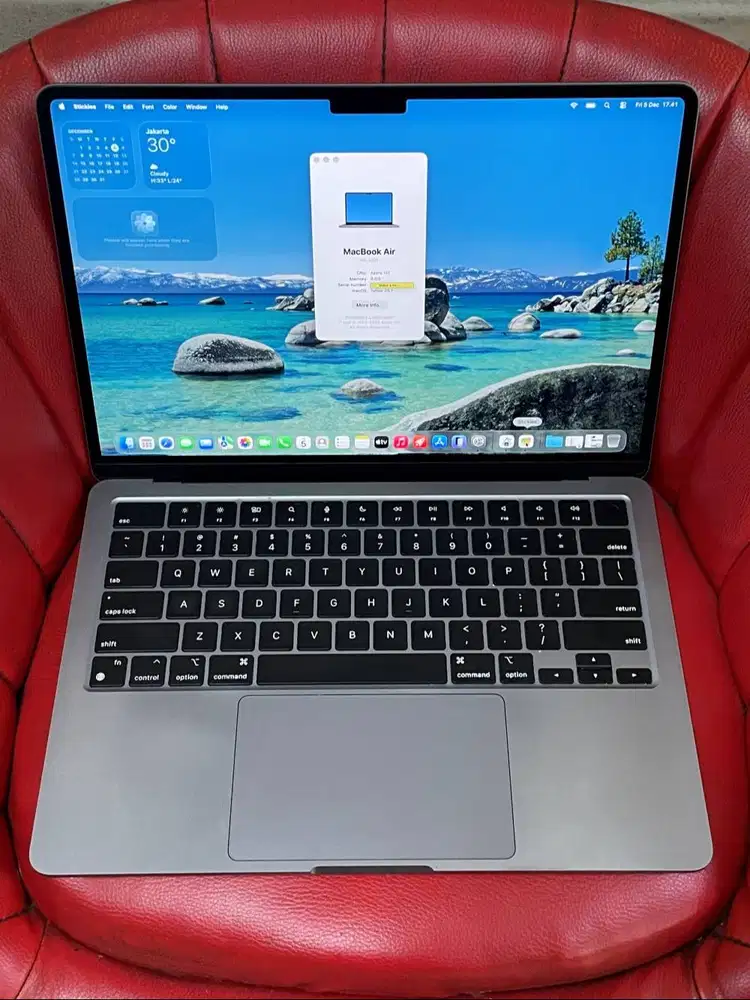 MacBook Air 13 2022 M2 8gb 256gb Second iBox Mulus Fullset Original