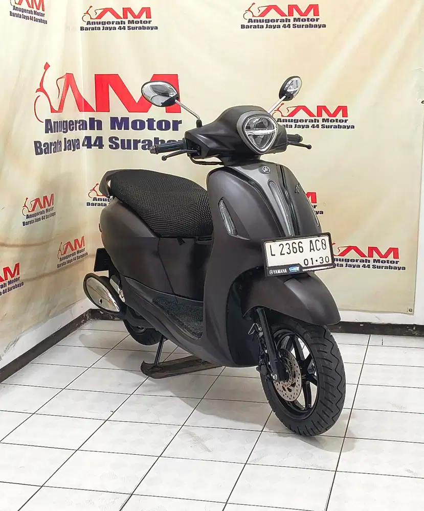 Km 1 Ribu Yamaha Filano Lux Tahun 2024 Coklat doff