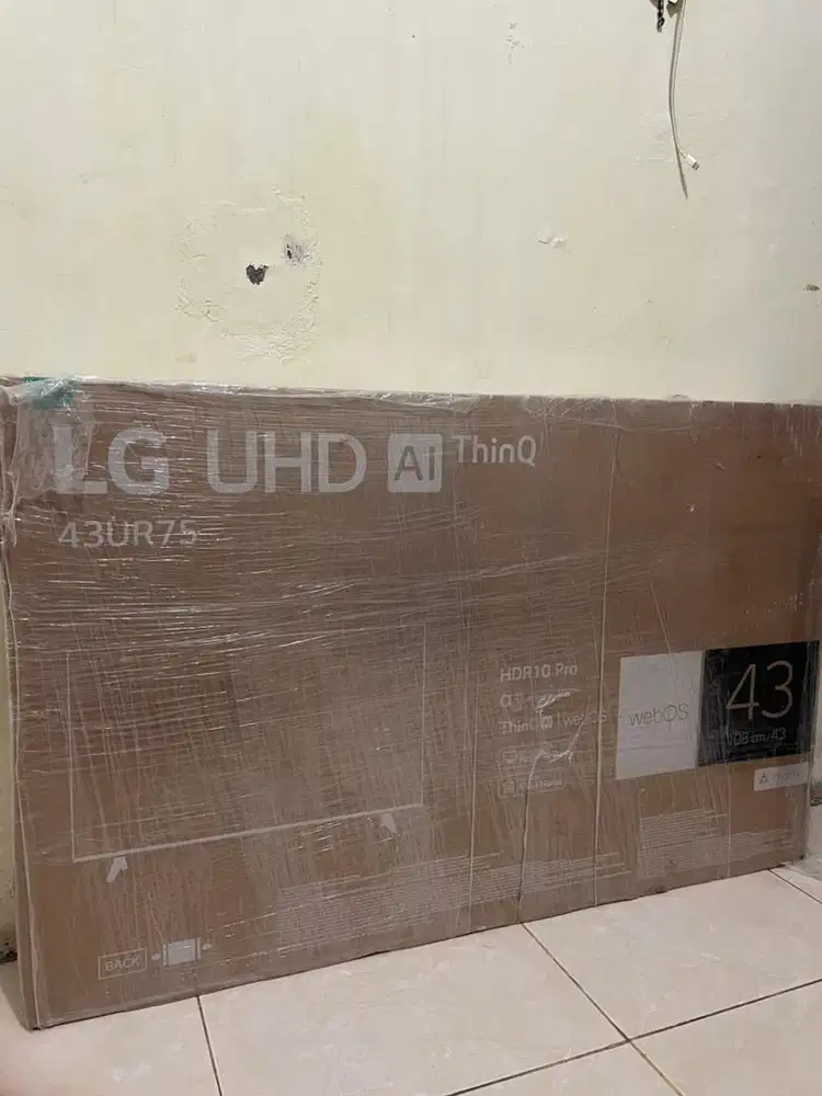 TV LG UHD IA ThinQ 43UR75