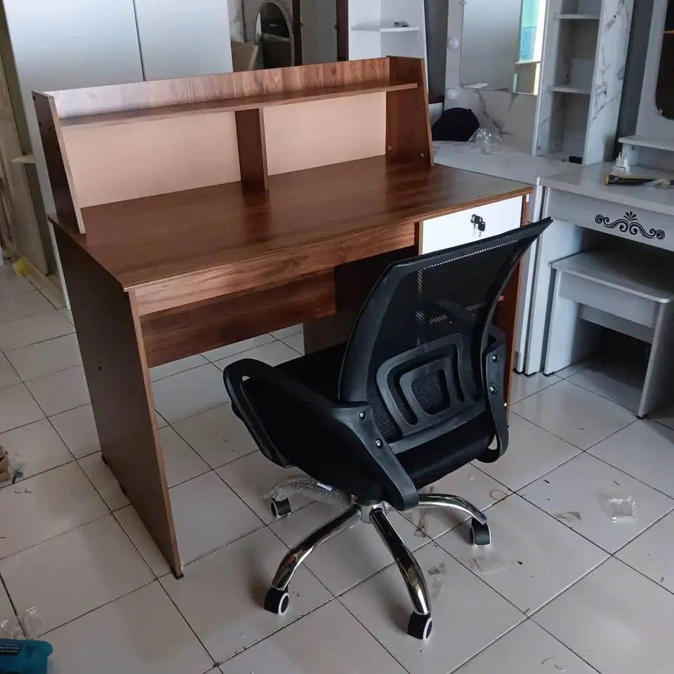 PROMO SET MEJA BELAJAR SERBAGUNA DAN MEJA KANTOR HIDROLIK SALE