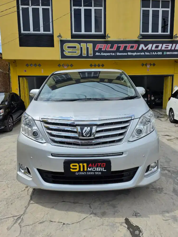 TOYOTA ALPHARD 2.4 G ATPM BERRYLIUM AUDIO TAHUN 2014