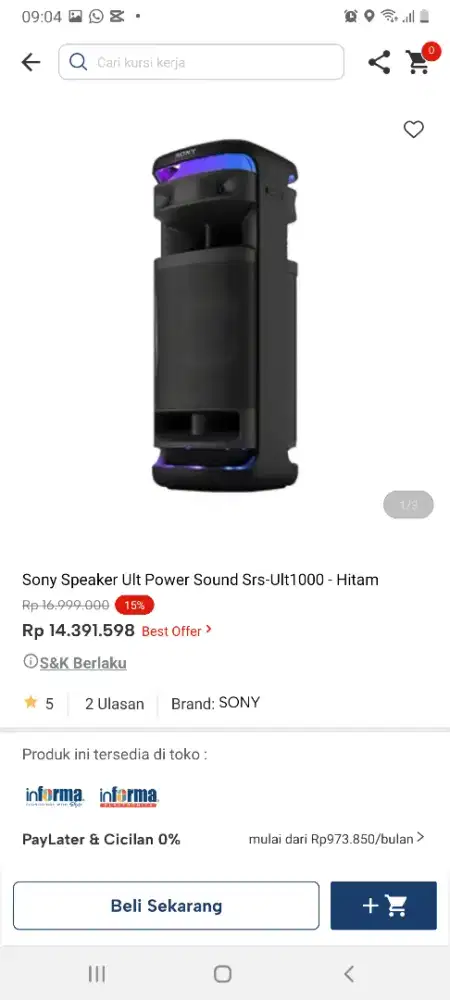 Sony speaker ult