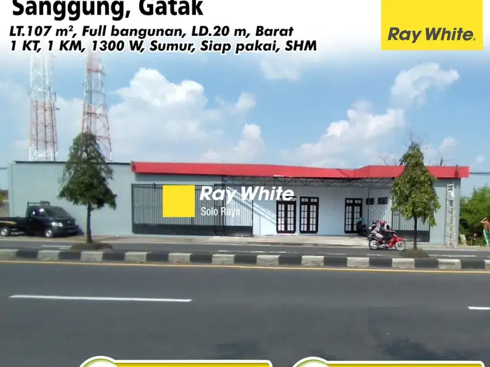 Dijual/Disewakan Ruko di Sanggung Gatak Lokasi Strategis