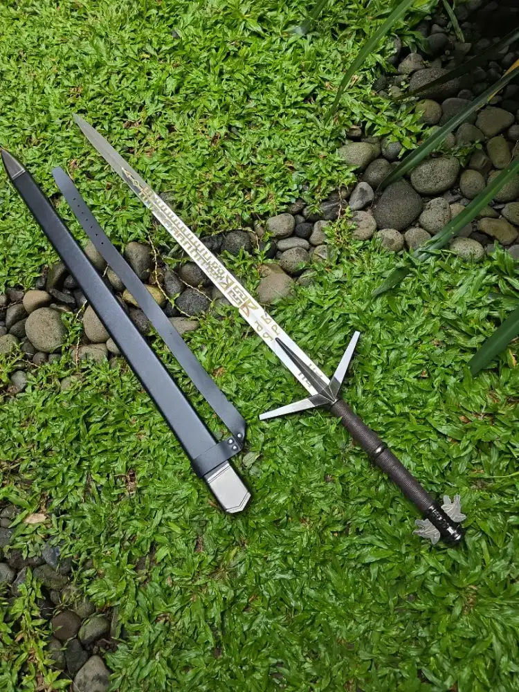 replika film game Geralt of Rivia Aerondight Sword The Witcher 3