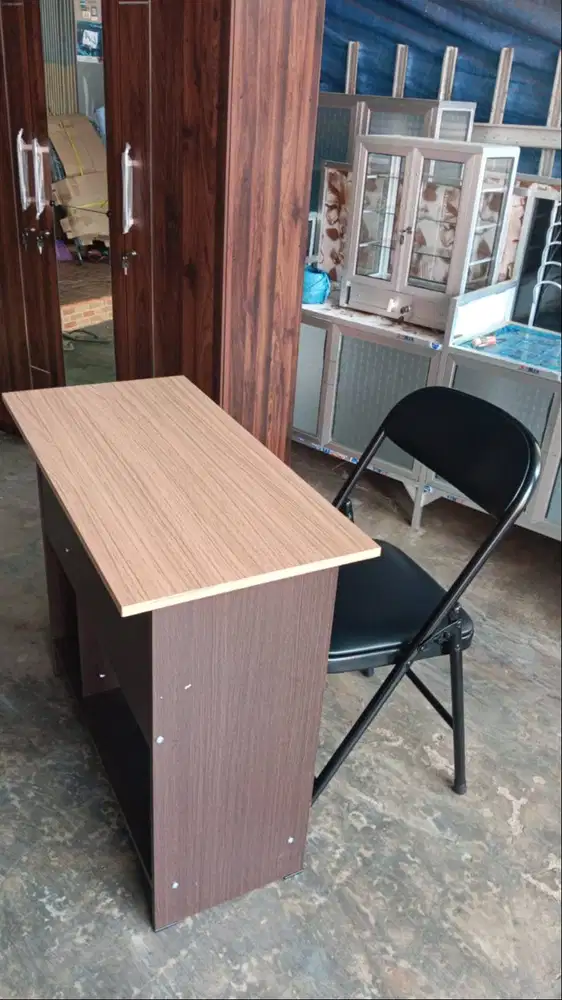 PROMO SET KURSI LIPAT DAN MEJA KOMPUTER MERK ACTIV SALE
