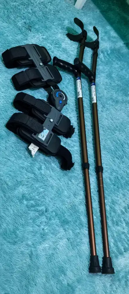 Brace free tongkat  ACL Rekonstruksi (Ligament)