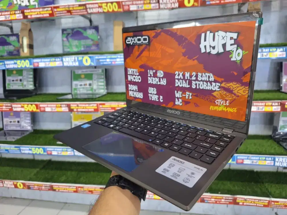 KREDIT LAPTOP MURAH DP0% | AXIOO HYPE RAM 8GB SSD 256 GB