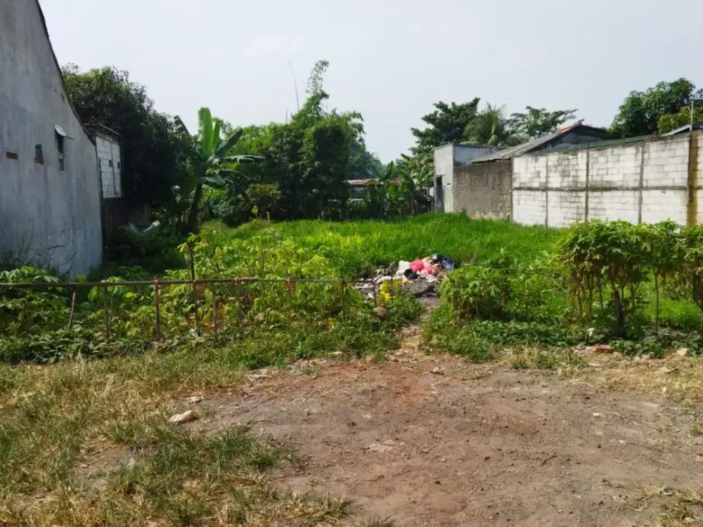 Tanah 603m2 bagus buat cluster di Sukatani Depok