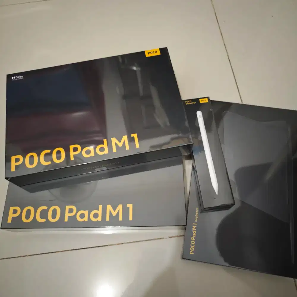 POCO PAD M1 8/256 GARANSI RESMI XIAOMI 15 BULAN NO REPACK NEW SEGEL