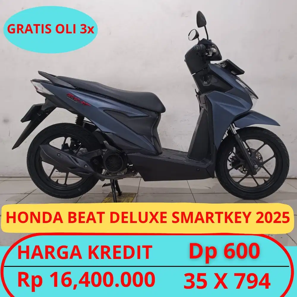 HONDA BEAT DELUXE SMARTKEY 2025 DP HANYA 600 RIBU GUYSS