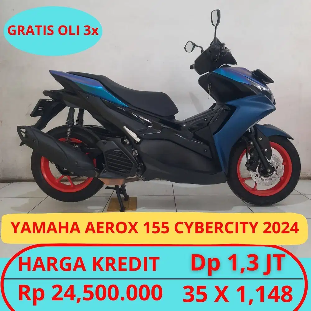 YAMAHA AEROX 155 CON 2024 DP HANYA 1,3 JUTA GUYSS