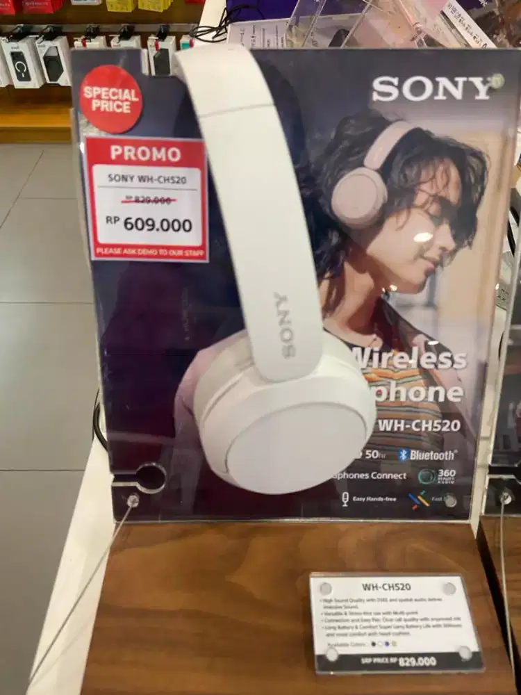PROMO CICILAN BUNGA 0% SONY WH-CH520
