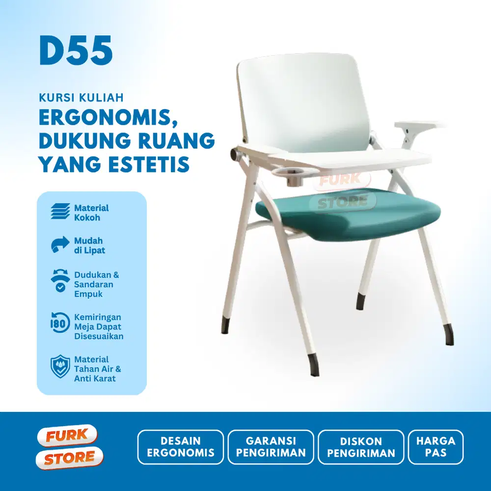 Kursi Belajar Lipat Tipe D55 – Kursi Lipat Bimbel | Kursi Mahasiswa