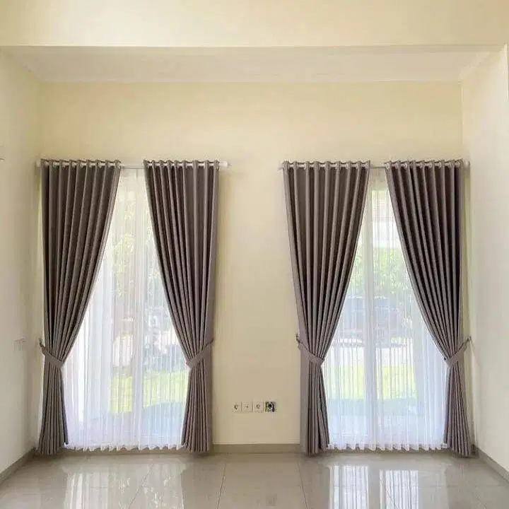 Pesanan Tirai Gorden Jendela Gordyn Mewah Hordeng Model Terbaru Murah