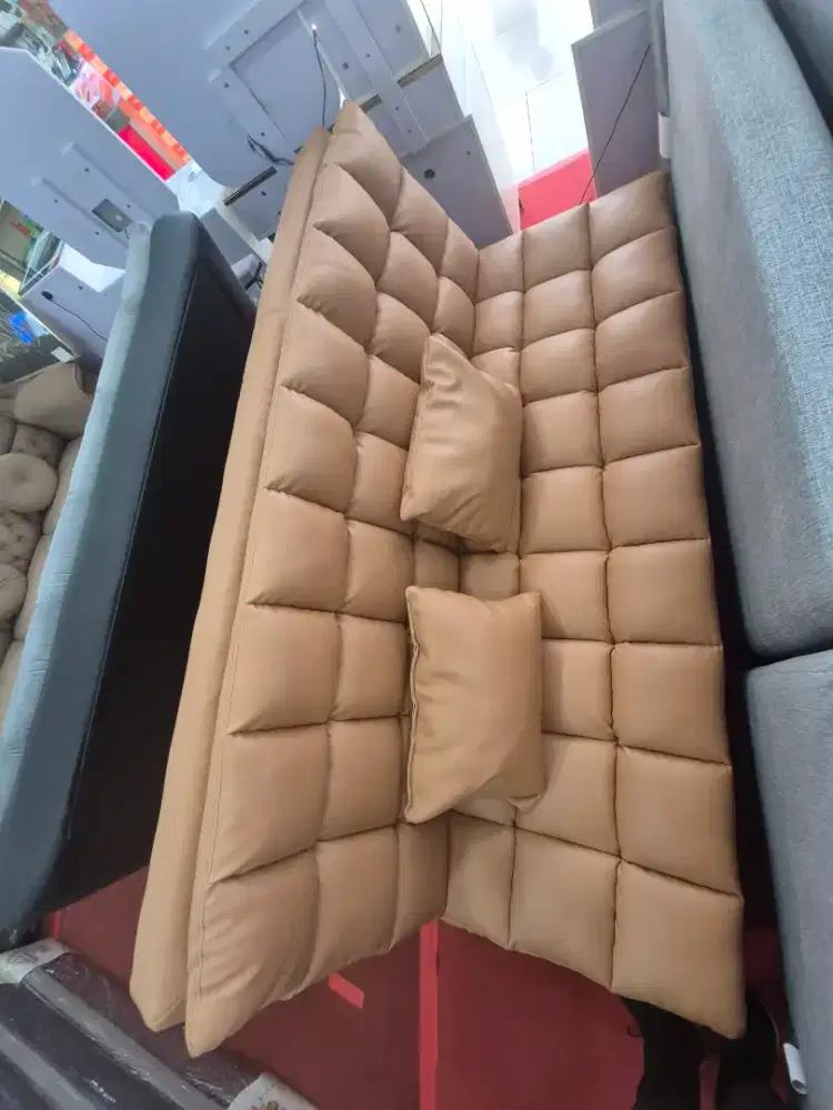 SOFA BED MINIMALIS PROMO CREDIT BUNGA 0% FREE 1KALI CICILAN