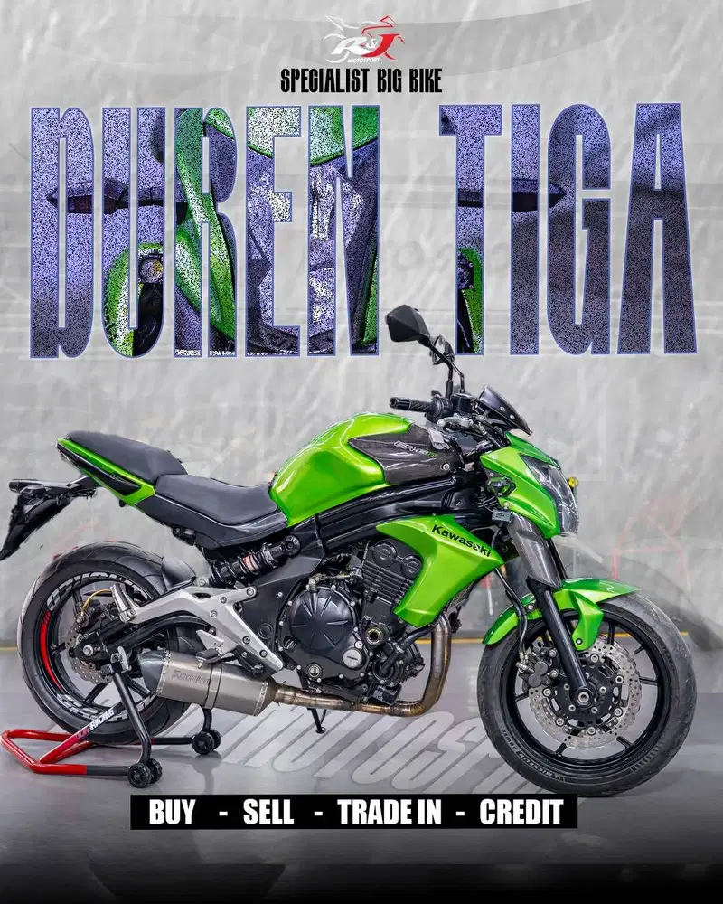 ‎ ‎Kawasaki ER6N ER6 Ninja 650 Knalpot Akrapovic 2011 Km 29.000an