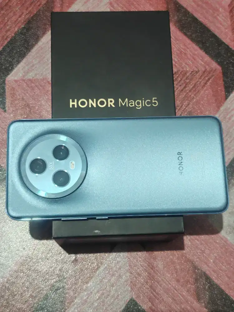 Honor Magic 5 Blue Perfect Condition, Muluss, Normal, Fullset, Cukai.