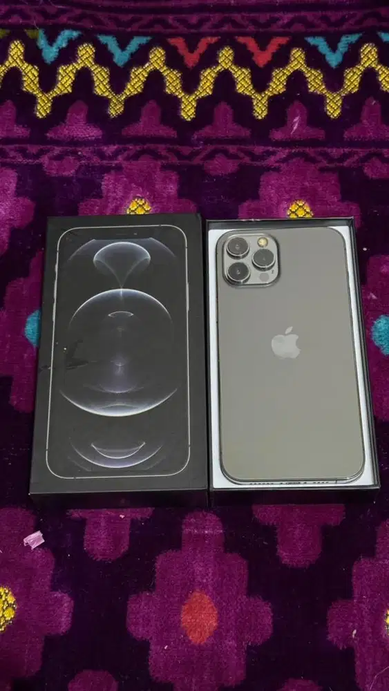 iPhone 12 Pro Max 128 Permanen Anti blokir garansi sinyal lifetime