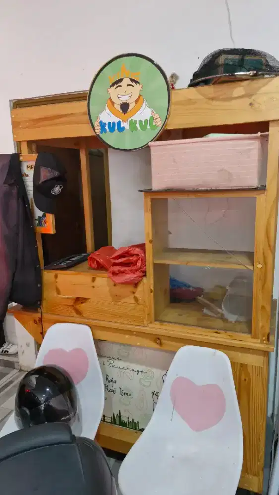 Gerobak Jualan Bahan Kayu