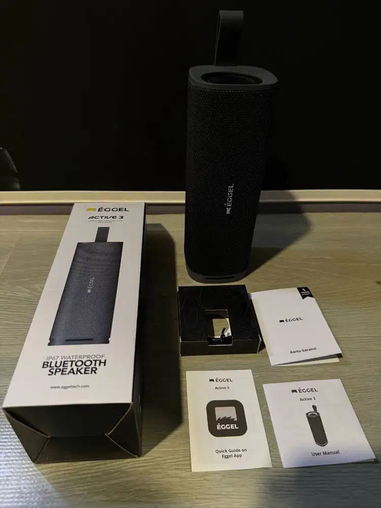 Eggel Active 3 Waterproof Portable Bluetooth Speaker belum ada sebulan