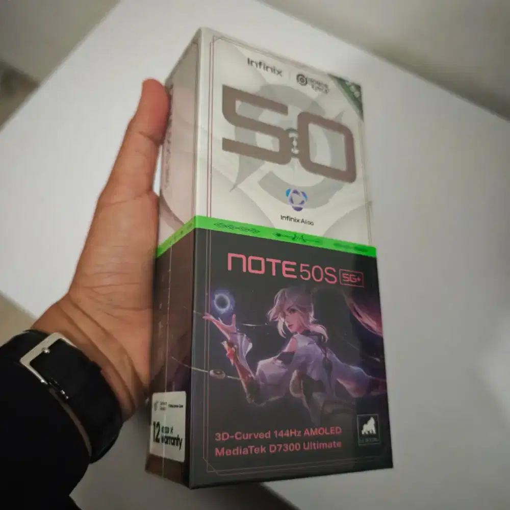 INFINIX NOTE 50S 8/256 GARANSI RESMI 1 TAHUN NO REPACK