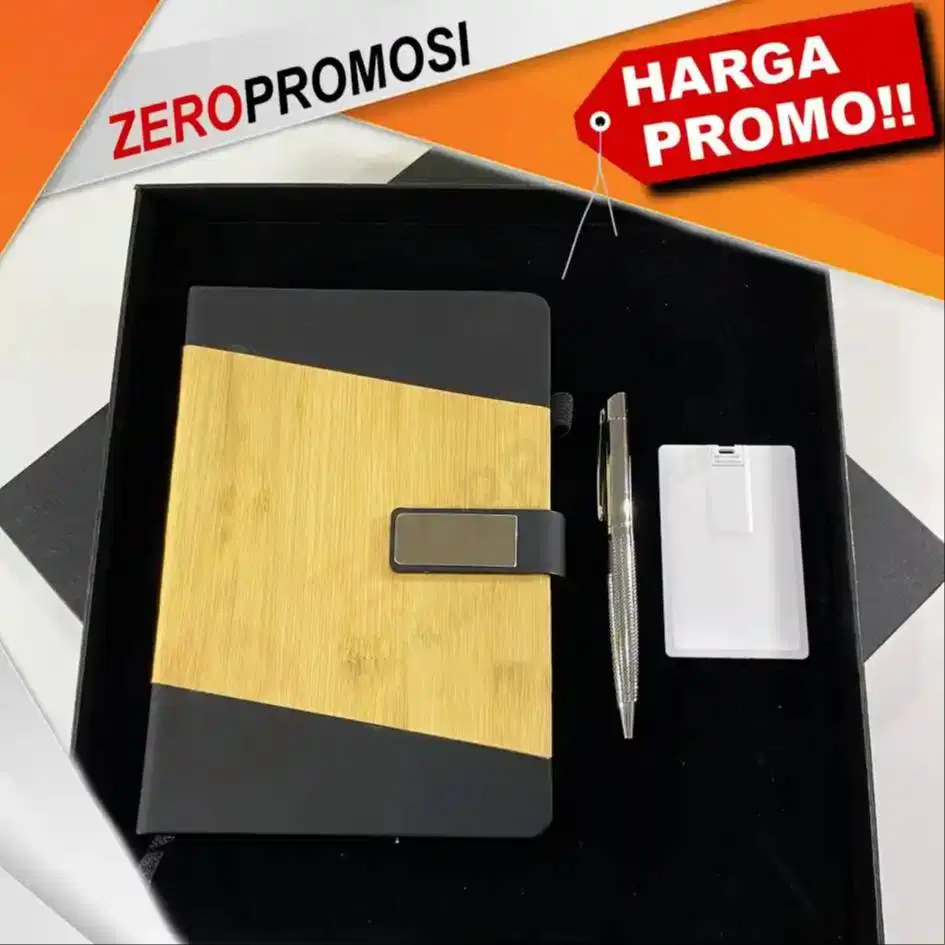 Gift Set Perusahaan GFS201 3in1 Custom Logo – Souvenir Premium