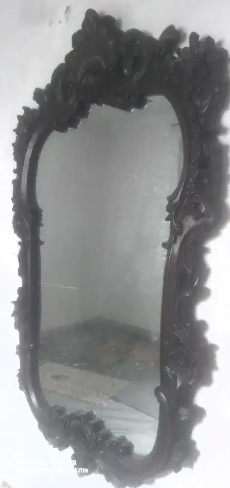 KACA CERMIN JATI UKIRAN