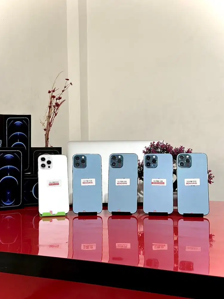 iPhone 12 Promax 128 & 256 imei beacukai signal permanen mulus pilihan