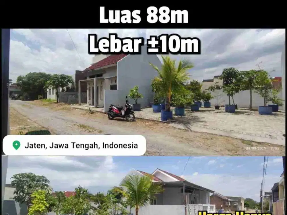 Dijual tanah Kavling strategis di jaten Karanganyar