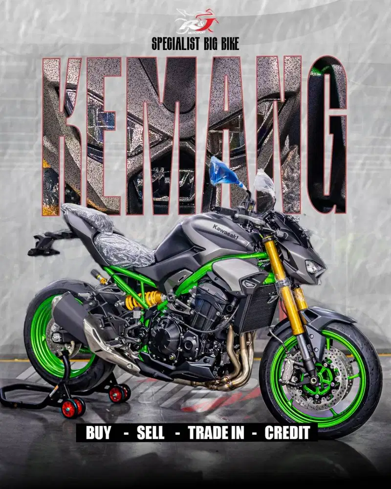 (Brand New) Kawasaki Z900 Z 900 SE NIK 2025 Warna Abu-abu odo 1 PERAK