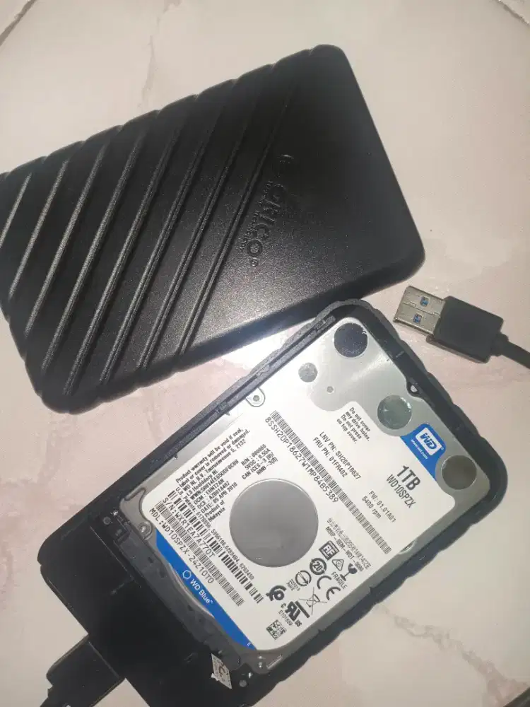 Hardisk WD 1 TB + Case External Orico